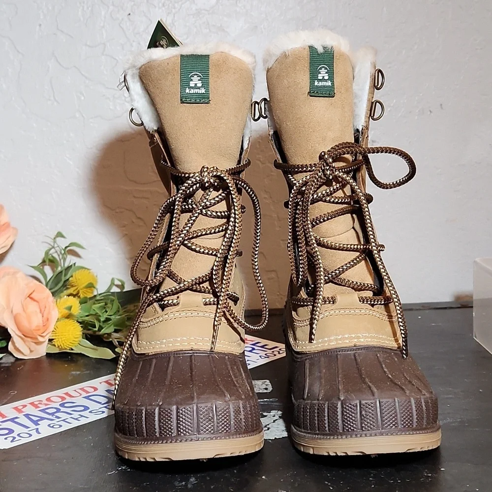 KAMIK Siennah Faux Fur Lined Waterproof Winter Boots 5